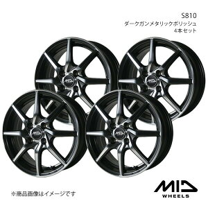 MID WHEELS/S810 }[` 13n A~zC[4{Zbgy15×5.5J 4-100 INSET50 _[NK^bN|bVz