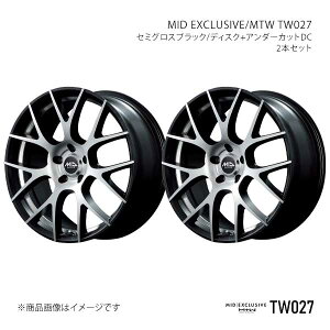 MIDGNXN[Vu/MTW TW027 A~zC[2{Zbgy18×7.0J 5-114.3 INSET40 SBDzMID EXCLUSIVE/MTW TW027 X18A870573400391×2