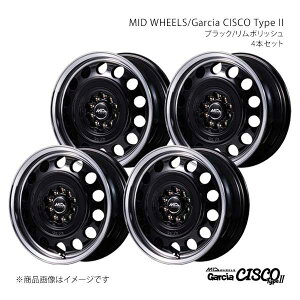 MID WHEELS/�K���V�A�V�X�R �^�C�v2 �A���~�z�C�[��4�{�Z�b�g�y16×6.5J 10-108/114.3 INSET40 BRP�zMID WHEELS/Garcia CISCO TypeII D70666554340BKP0×4