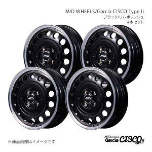 MID WHEELS/Garcia CISCO TypeII Xy[VAJX^/Z MK54S/MK94S A~zC[4{Zbgy15×4.5J 4-100 INSET45 BRPzD70654543345BKP0×4
