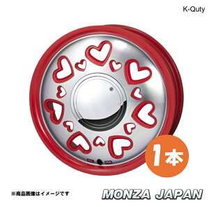 MONZA JAPAN K-Quty �A���g ���p�� HE21S 2002/01�`2008/11/NA �z�C�[�� 1�{�y15×4.5J 4-100 INSET43 RE�z�P�[�L���[�e�B QT-04