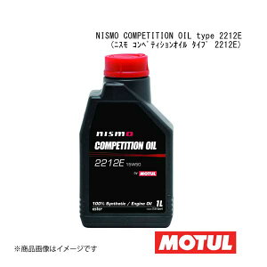 MOTUL `[ ԗpGWIC NISMO COMPETITION OIL type 2212E(jX RyeBVIC ^Cv 2212E) 15W-50 1L×6{ 102507×6