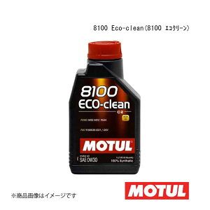 MOTUL `[ ԗpGWIC 8100 Eco-clean(8100 GRN[) 0W-30 1L×12{ 110571×12