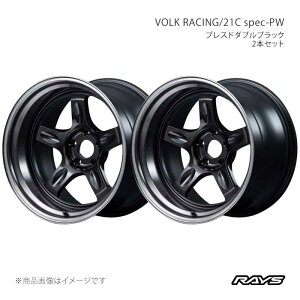 RAYS ���C�Y �{���N���[�V���O 21C �X�y�b�NPW �A���~�z�C�[��2�{�Z�b�g�y18×9.5J 5-114.3 INSET20 PW�z03818952005PW×2