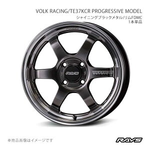 RAYS ���C�Y �{���N���[�V���O TE37KCR �v���O���b�V�u���f�� �A���~�z�C�[��1�{�P�i�y15×5.5J 4-100 INSET45 HF�z06695554592HF
