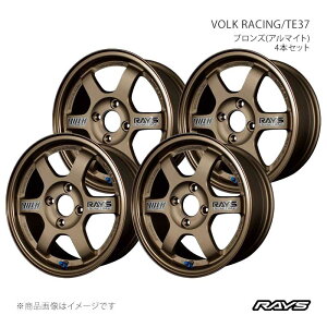 RAYS ���C�Y �{���N���[�V���O TE37 �A���~�z�C�[��4�{�Z�b�g�y14×6J 4-100 INSET38 BR�z05314603802BR×4