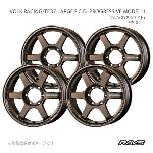 RAYS ���C�Y �{���N���[�V���O TE37 ���[�WP.C.D. �v���O���b�V�u���f��2 �A���~�z�C�[��4�{�Z�b�g�y18×8.5J 6-139.7 INSET53 BR�z06798855316BR×4