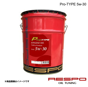 RESPO ���X�| �G���W���I�C�� 5w-30 Pro-TYPE 20L 1�{ �Ɩ��p �S������ REO-20LP