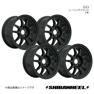 SHIBATIRE Vo^C VozC[ G23 A~zC[4{Zbg 15×8.0J 5-114.3 INSET30 [VOubN G15-12RB×4