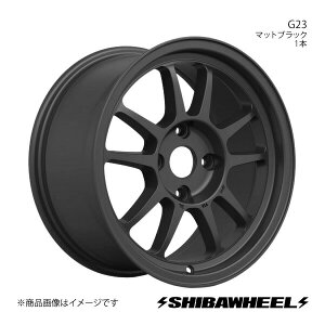 SHIBATIRE �V�o�^�C�� �V�o�z�C�[�� G23 �A���~�z�C�[��1�{ 16×8.0J 4-100 INSET30 �}�b�g�u���b�N G16-23MB