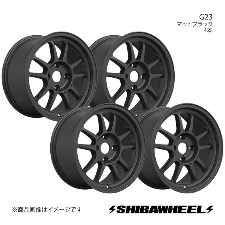 楽天市場】SHIBATIRE シバタイヤ シバホイール G23 アルミホイール4本 