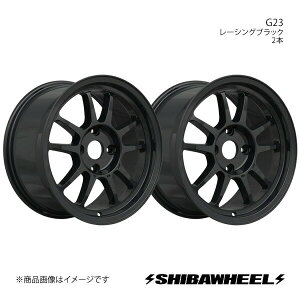 SHIBATIRE Vo^C VozC[ G23 A~zC[2{Zbg 16×8.0J 4-100 INSET35 [VOubN G16-25RB×2