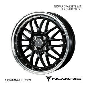 NOVARIS/ASSETE S1 Xy[VA/Xy[VAx[X MK32S/MK42S A~zC[1{y16×5.0J 4-100 INSET45 BLACK/RIM POLISHz 0041330