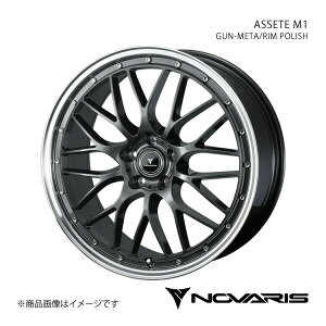 NOVARIS/ASSETE M1 GNXgC T31 ^CTCY(225/45-19) A~zC[1{ y19×8.0J 5-114.3 INSET45 GUN-META/RIM POLISHz 0041077