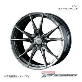 F ZERO/FZ-2 エルグランド E51 FR 純正タイヤサイズ(245/40-19) アルミホイール1本【19×8.0J 5-114.3 INSET38 ダイヤモンドブラック】0039005