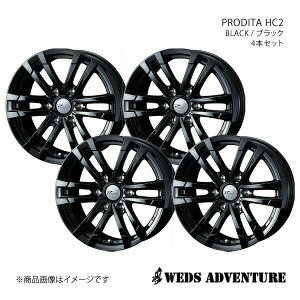 WEDS-ADVENTURE/PRODITA HC2 nCG[XS 200n A~zC[4{Zbgy15×6.0J 6-139.7 INSET33 BLACKz0040993×4