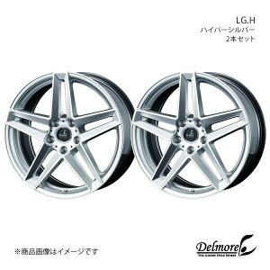 Delmore/LG.H VrbN Type-R FL5 A~zC[2{Zbgy19×8.0J 5-120 INSET45 nCp[Vo[z0035961×2