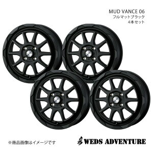 WEDS-ADVENTURE/MUD VANCE 06 EFCN LA700n A~zC[4{Zbgy15×4.5J 4-100 INSET45 FULL MAT BLACKz0040202×4