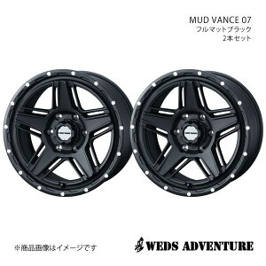 WEDS-ADVENTURE/MUD VANCE 07 nCG[Xo 200n WXg[ A~zC[2{Zbgy15×6.0J 6-139.7 INSET33 FULL MAT BLACKz0040531×2