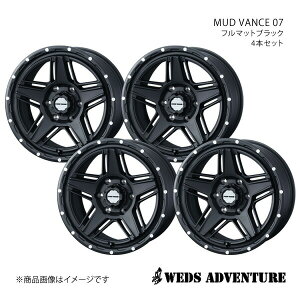 WEDS-ADVENTURE/MUD VANCE 07 nCG[Xo 200n WXg[ A~zC[4{Zbgy15×6.0J 6-139.7 INSET33 FULL MAT BLACKz0040531×4