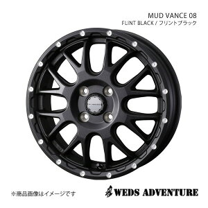 WEDS-ADVENTURE/MUD VANCE 08 EFCN LA700n A~zC[1{y15×4.5J 4-100 INSET45 FLINT BLACKz 0041123