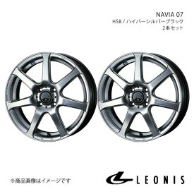 LEONIS/NAVIA 07 アクア P10系 X-URBAN アルミホイール2本セット【17×6.5J 4-100 INSET42 HSB】0039561×2