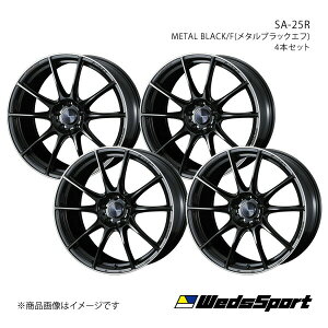 WedsSport/SA-25R XJCC V37 4|bgLp[(400R ܂) A~zC[4{Zbgy19×8.5J 5-114.3 INSET45 METAL BLACK/Fz0073820×4