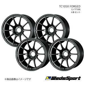 WedsSport/TC105X FORGED NE 180n 4|bgLp[ ^C(225/45-18) zC[4{Zbgy18×8.5J 5-114.3 INSET43 EJ-TITANz0073958×4