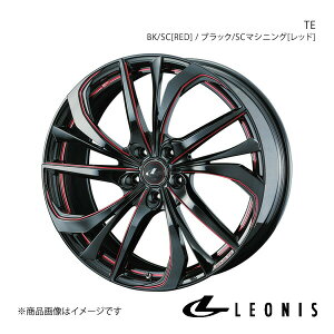 LEONIS/TE GNXgC T33 4WD A~zC[1{y18×8.0J 5-114.3 INSET42 BK/SC[RED](ubN/SC}VjO[bh])z0038782