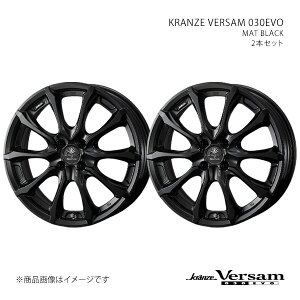 KRANZE VERSAM 030EVO NcF FT 030G{ zC[ 2{Zbg 0041911×2 y16×5.5J 4-100 INSET45 MAT BLACKz