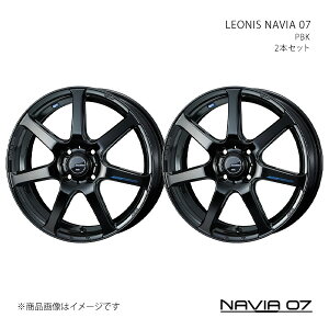 LEONIS NAVIA 07 ���I�j�X �i���B�A�[���Z�u�� �z�C�[�� 2�{�Z�b�g 0039558×2 �y16×6.0J 4-100 INSET45 PBK�z