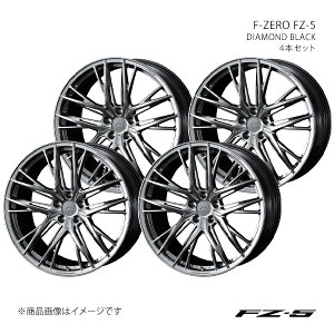 F-ZERO FZ-5 Gt[bgt@Cu VrbN FC1/FK7 ^CTCY(215/45-18) zC[4{Zbg 0040753×4y18×8.0J 5-114.3 INSET43 DIAMOND BLACKz