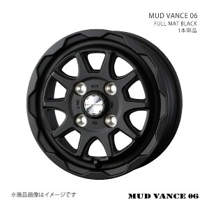 MUD VANCE 06 �}�b�h���@���X �[���V�b�N�X �z�C�[�� 1�{�P�i 0040200 �y12×4.0J 4-100 INSET40 FULL MAT BLACK�z