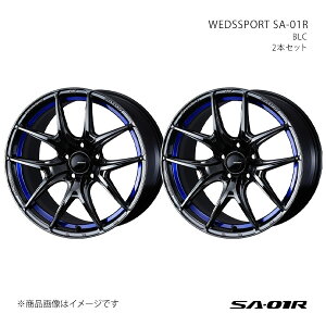 WEDSSPORT SA-01R EFbYX|[c GXG[[A[ zC[ 2{Zbg 0074702×2 y18×9.5J 5-114.3 INSET45 BLCz