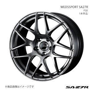 WEDSSPORT SA27R EFbYX|[c GXG[j[iiA[ zC[ 1{Pi 0074224 y18×9.5J 5-100 INSET45 PSBz