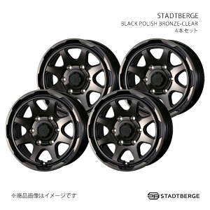 STADTBERGE X^bgxN zC[ 4{Zbg 0041623×4 y15×6.0J 6-139.7 INSET33 BLACK POLISH BRONZE-CLEARz