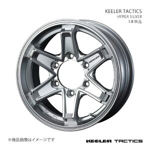 KEELER TACTICS �L�[���[ �^�N�e�B�N�X �z�C�[�� 1�{�P�i 0039708 �y16×6.5J 6-139.7 INSET38 HYPER SILVER�z