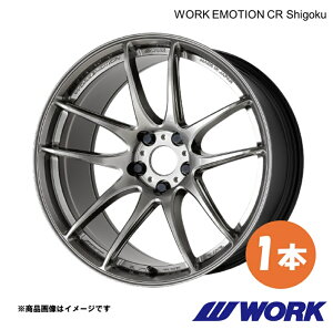 WORK ���[�N �z�C�[�� 1�{ ���[�N�G���[�V����CR Shigoku 1�s�[�X RX350 ver.S DBA-GGL10W�y19×8.5J 5-114.3 INSET30 GGM�zWORK EMOTION CR Shigoku