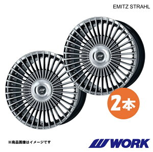 WORK ���[�N �z�C�[�� 2�{ �C�~�b�c �V���g���[�� 1�s�[�X NX200t-F SPORT DBA-AGZ10�y20×8.5J 5-114.3 INSET35 WBC�zEMITZ STRAHL