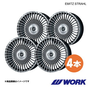 WORK ���[�N �z�C�[�� 4�{ �C�~�b�c �V���g���[�� 1�s�[�X RX350 ver.L DBA-GGL16W�y20×8.5J 5-114.3 INSET35 WBC�zEMITZ STRAHL
