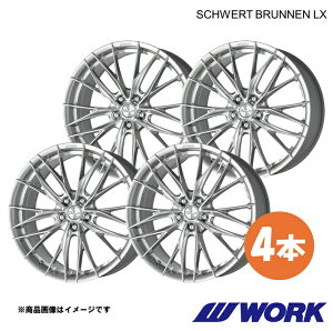 WORK ���[�N �z�C�[�� 4�{ �V�����@�[�g �u���l��LX 1�s�[�X �f���JD-5 4WD MC�� 3DA-CV1W�y20×8.5J 5-114.3 INSET45 GBS�zSCHWERT BRUNNEN LX