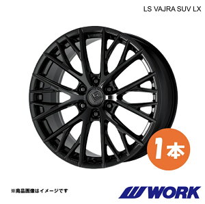 WORK ���[�N �z�C�[�� 1�{ LS�o�T��SUV LX 1�s�[�X LX600 3BA-VJA310W�y22×10.0J 6-139.7 INSET55 BLK�zLS VAJRA SUV LX