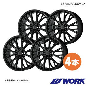 WORK ���[�N �z�C�[�� 4�{ LS�o�T��SUV LX 1�s�[�X �����h�N���[�U�[ 300 GR SPORT 3DA-FJA300W�y22×10.0J 6-139.7 INSET55 BLK�zLS VAJRA SUV LX