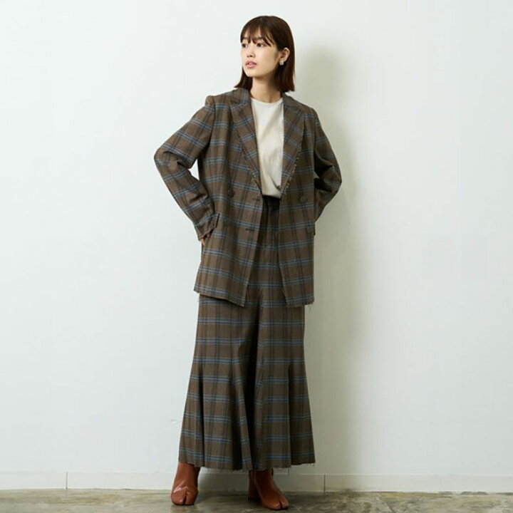 楽天市場】レディース ジャケット ノテーラード ビッグチェック 