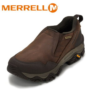 メレル MERRELL J037402 レディース靴 靴 シューズ 2E相当 スニーカー 防水 防寒 軽量 アウトドア シューズ スリッポン グリップ力 断熱 冬 雪 氷 温かい 暖かい あったか 高機能 ブラウン