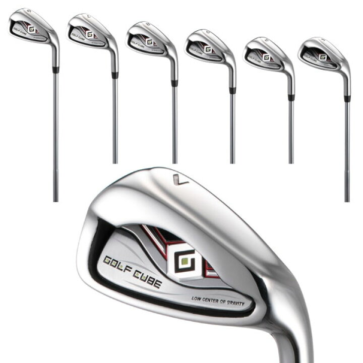 楽天市場】ゴルフキューブ メンズ ゴルフクラブセット GC7 10本組 