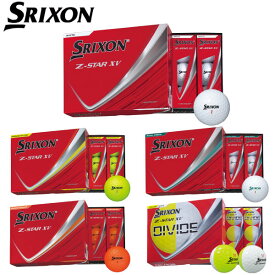 ダンロップスリクソン Z-STAR XV(ゼットスター) ゴルフボール【DUNLOP SRIXON Z-STAR XV】【2025モデル】