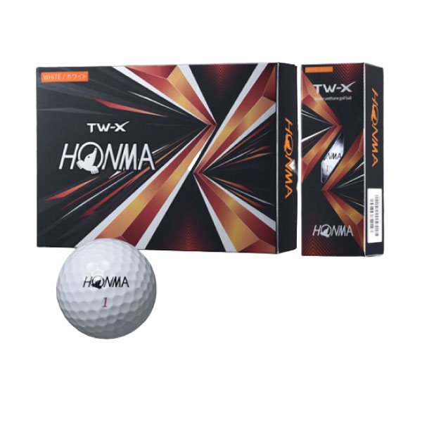 本間ゴルフ<br>ホンマ　TW-X　ツアーワールド　ゴルフボール<br>HONMA<br>