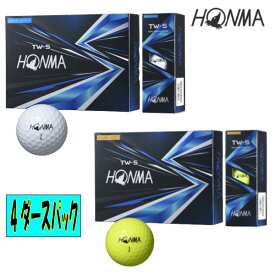 本間ゴルフホンマ TW-S ツアーワールド ゴルフボール【4ダース（48球入り）】【TOUR WORLD】HONMA【2021モデル】【あす楽】