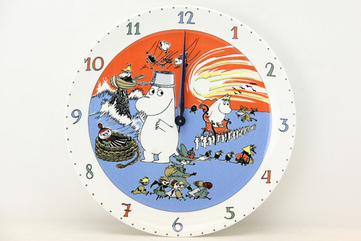楽天市場】廃盤品 ARABIA アラビア Mumin ムーミン キャラクター掛時計 
